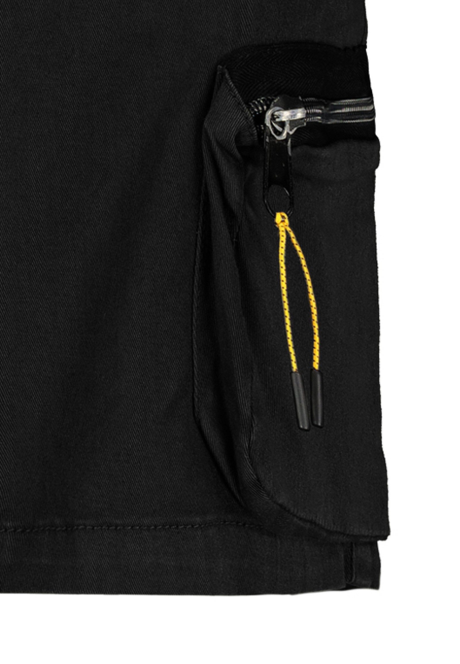 Urban Surface Cargoshorts Bequeme Trekking Bermuda praktische Taschen Outdoor Style für Herren Baumwolle Normal Fit Einfarbig atmungsaktiv Kordelzug