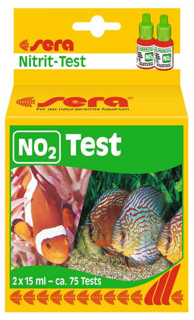 Sera Aquarium-Wassertest sera Nitrit-Test (NO2) Wassertest für Aquarium und Teich