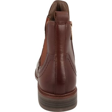 Tamaris COMFORT 8-85212-41 Damen Schuhe Leder Stiefel Chelseaboots Comfort Fit, Reißverschluss