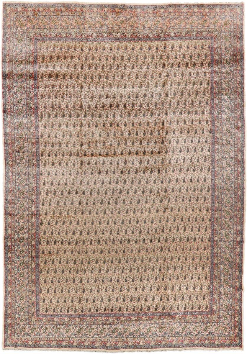Orientteppich Kerman 371x537 Handgeknüpfter Orientteppich / Perserteppich, Nain Trading, rechteckig, Höhe: 12 mm