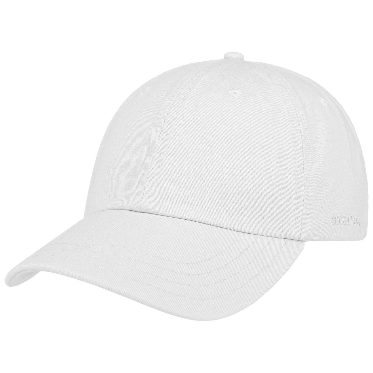 Stetson Baseball Cap (1-St) Basecap Metallschnalle weiß