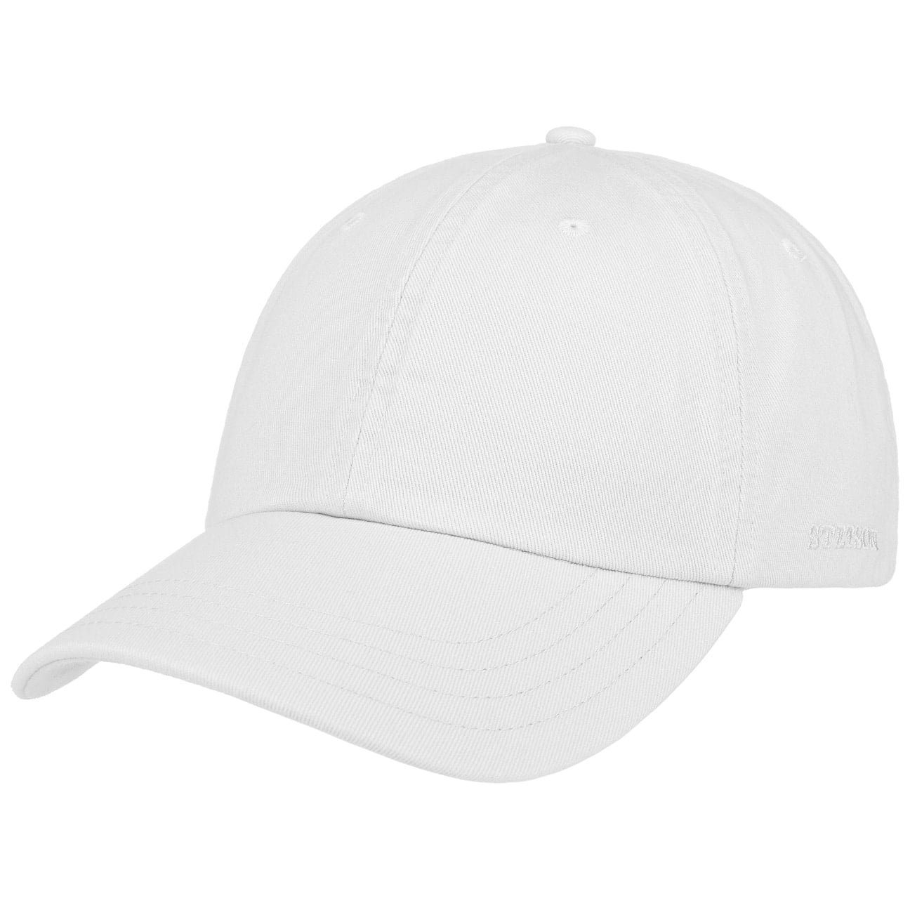 Stetson Baseball Cap Metallschnalle Basecap (1-St) weiß