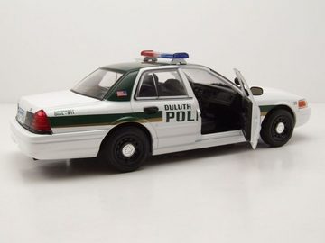 GREENLIGHT collectibles Modellauto Ford Crown Victoria 2006 weiß Police Interceptor Fargo TV-Serie Modell, Maßstab 1:24