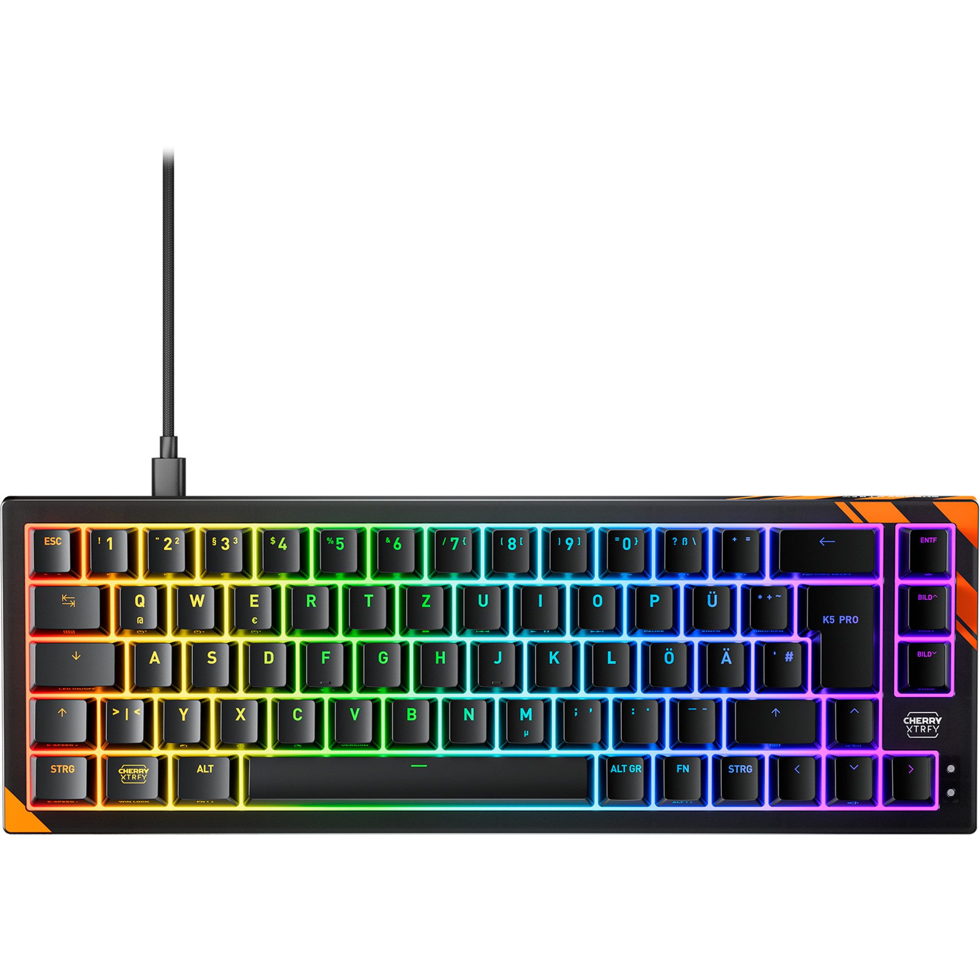 Cherry CHERRY XTRFY K5 Pro TMR Compact, Gaming-Tastatur Tastatur