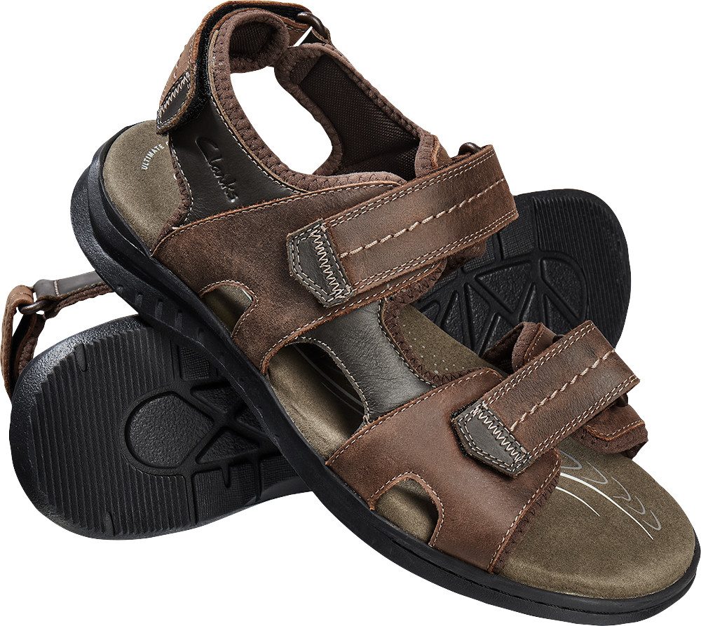 Clarks Outdoorsandale mit drei individuell-anpassbaren Klettriemen günstig online kaufen