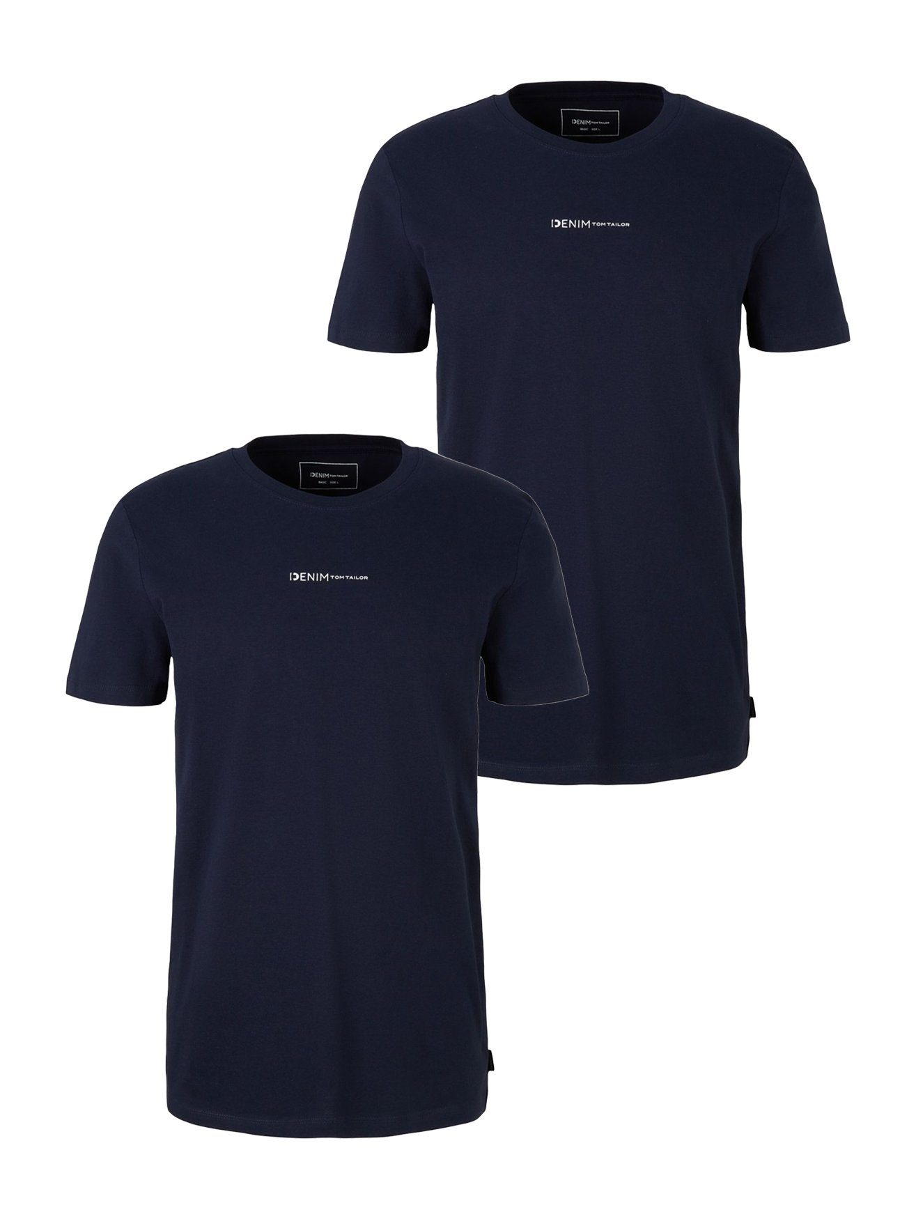 TOM TAILOR T-Shirt (2-tlg) DENIM T-Shirts günstig online kaufen