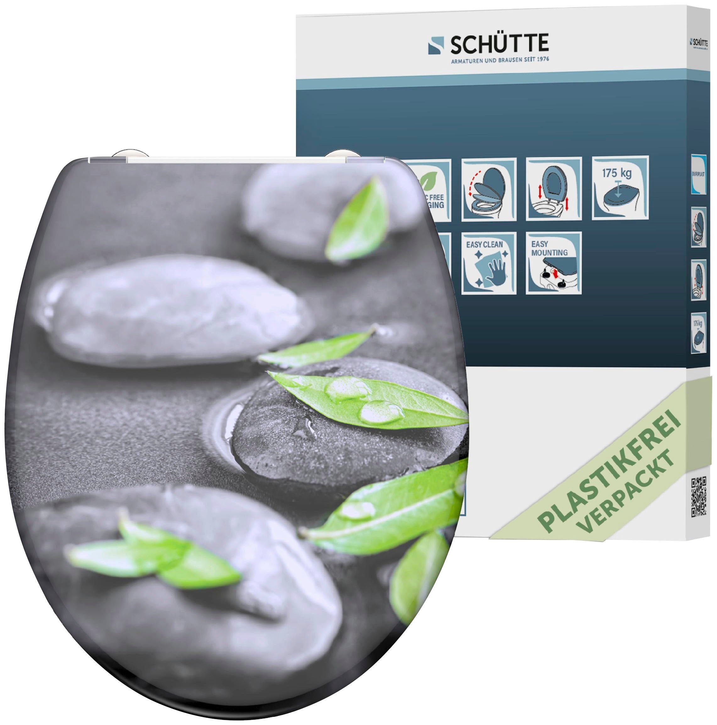 Schütte WC-Sitz Stone, Duroplast, mit Absenkautomatik günstig online kaufen