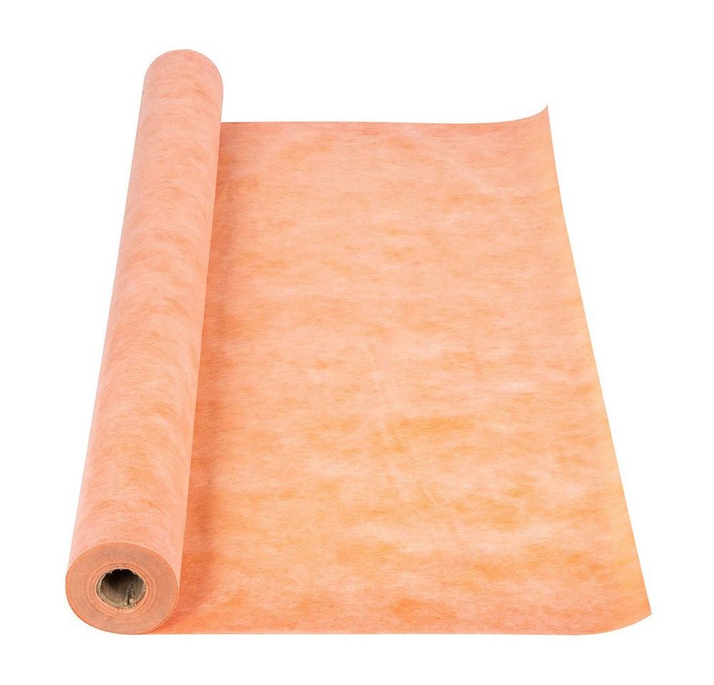 Aloni Wannenabdichtband Abdichtbahn Orange Entkopplungsmatte 0,65mm Polyethylen 1m x 10/15/30m, (1-St), Abdichtbahn Dichtbahn Dichtband Dichtvlies Entkopplungsmatte