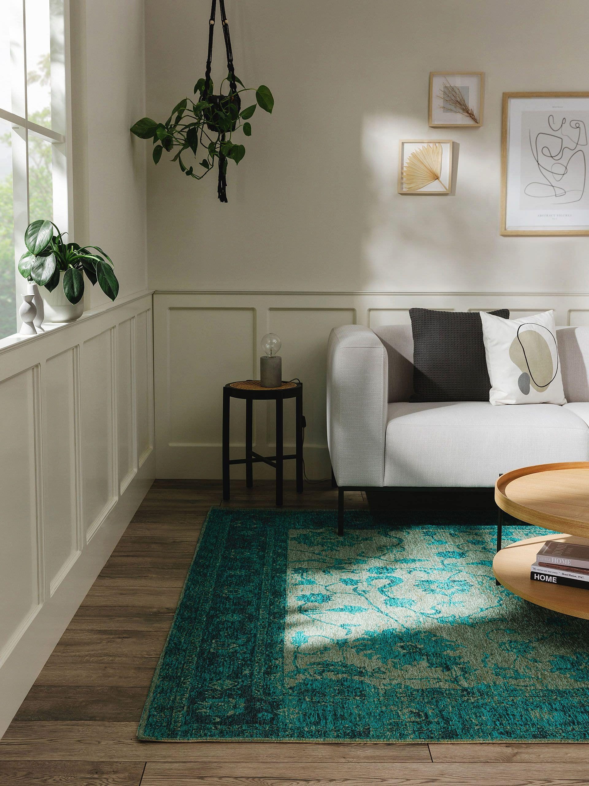 benuta Teppich Frencie, rechteckig, Höhe: 5 mm, Kunstfaser, Berber, Ethno-Style, Wohnzimmer