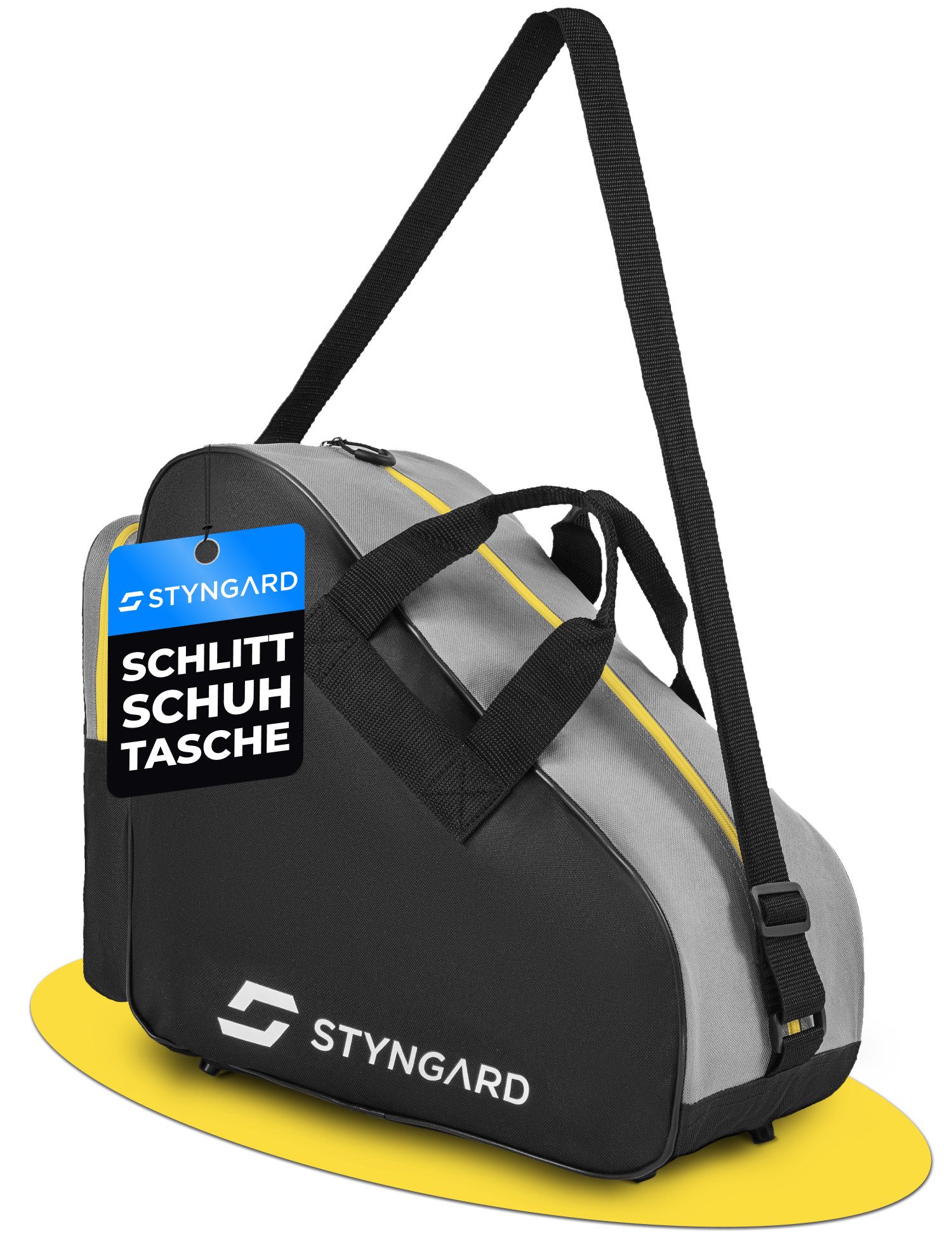 Styngard Sporttasche MONTREAL, Schlittschuhtasche Damen & Herren - Inlinertasche für Eislaufschuhe