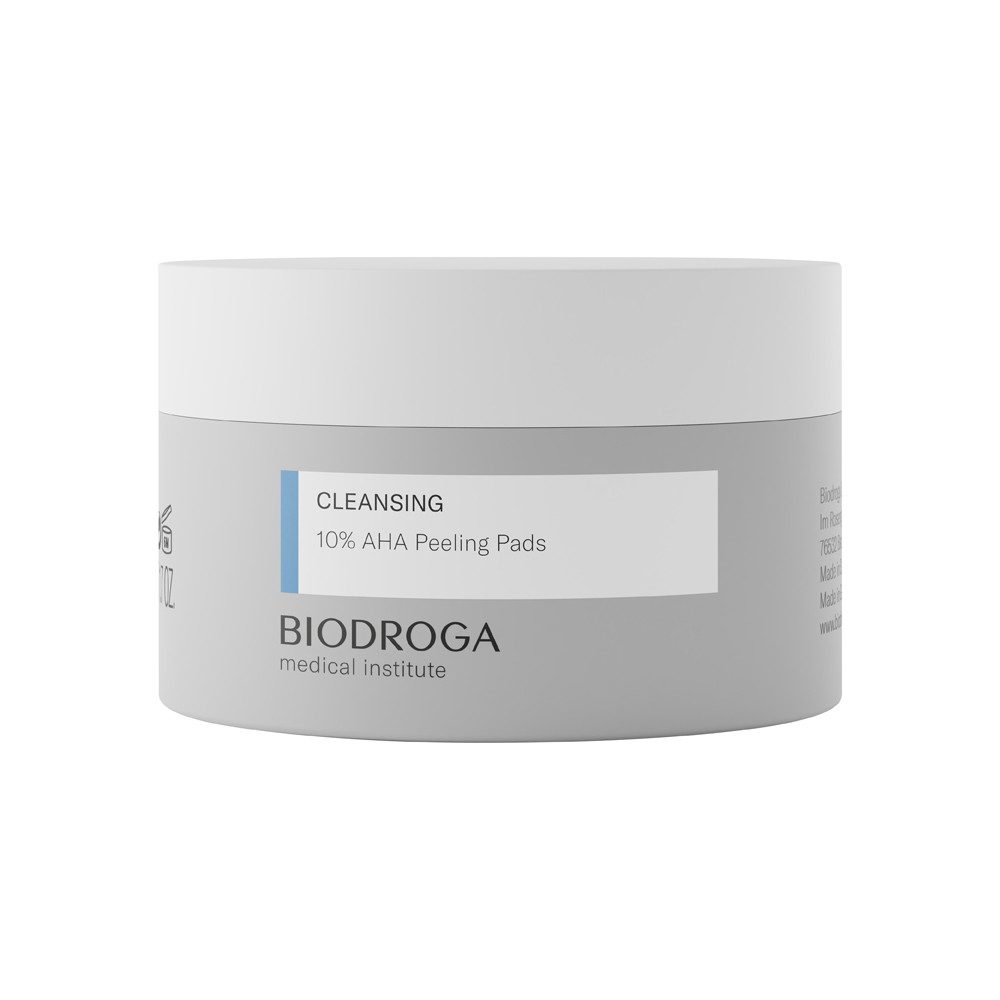 Biodroga Gesichts-Reinigungsfluid Biodroga - 10% AHA Peeling Pads - 40 St.