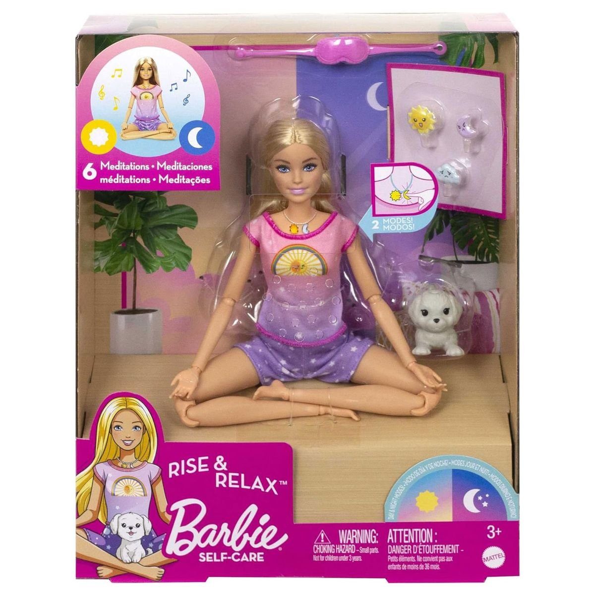 Mattel® Anziehpuppe Mattel HHX64 - Barbie - Self Care - Rise & Relax Medita günstig online kaufen