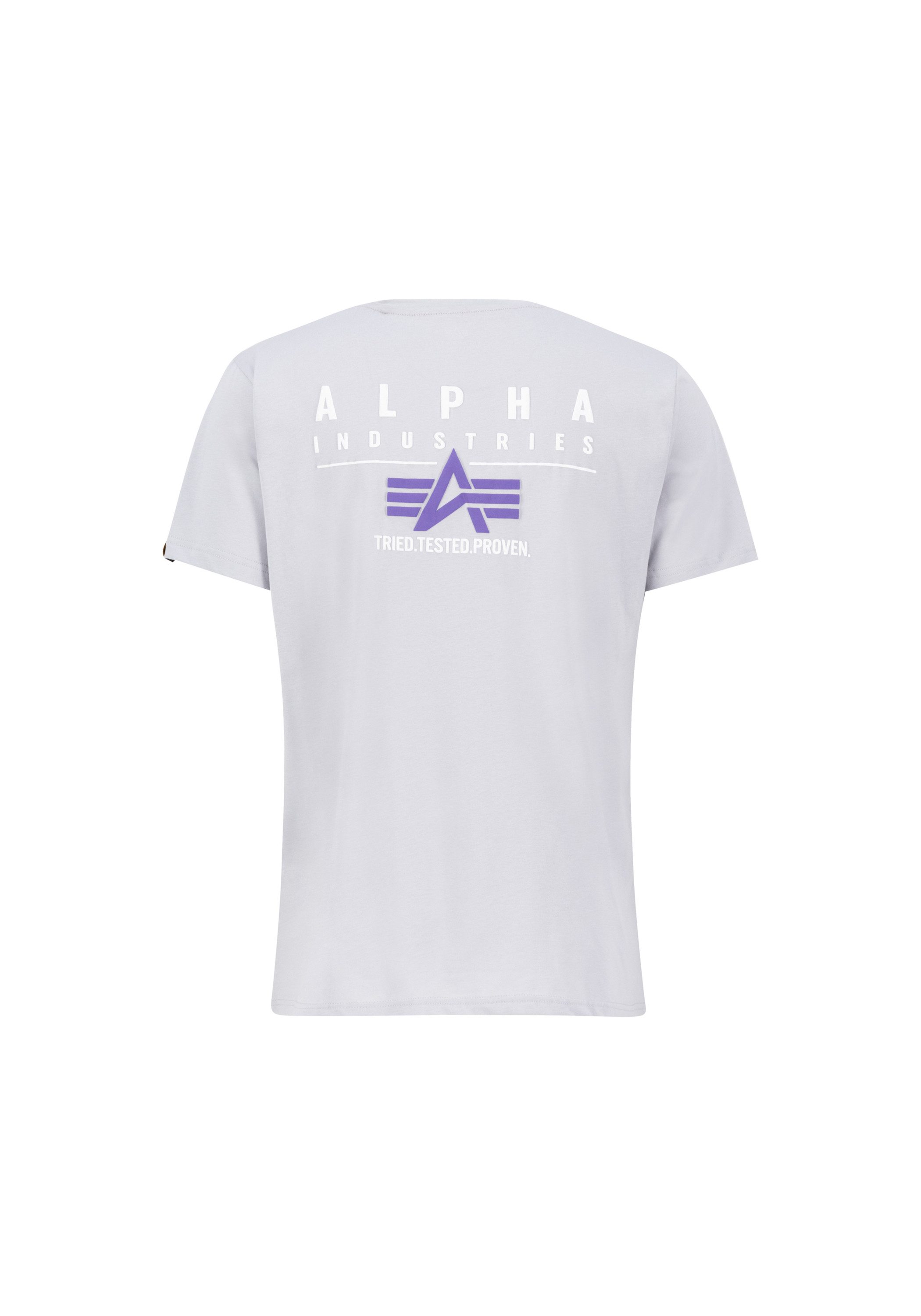 Alpha Industries T-Shirt Puff Print Logo Backprint T-Shirt günstig online kaufen