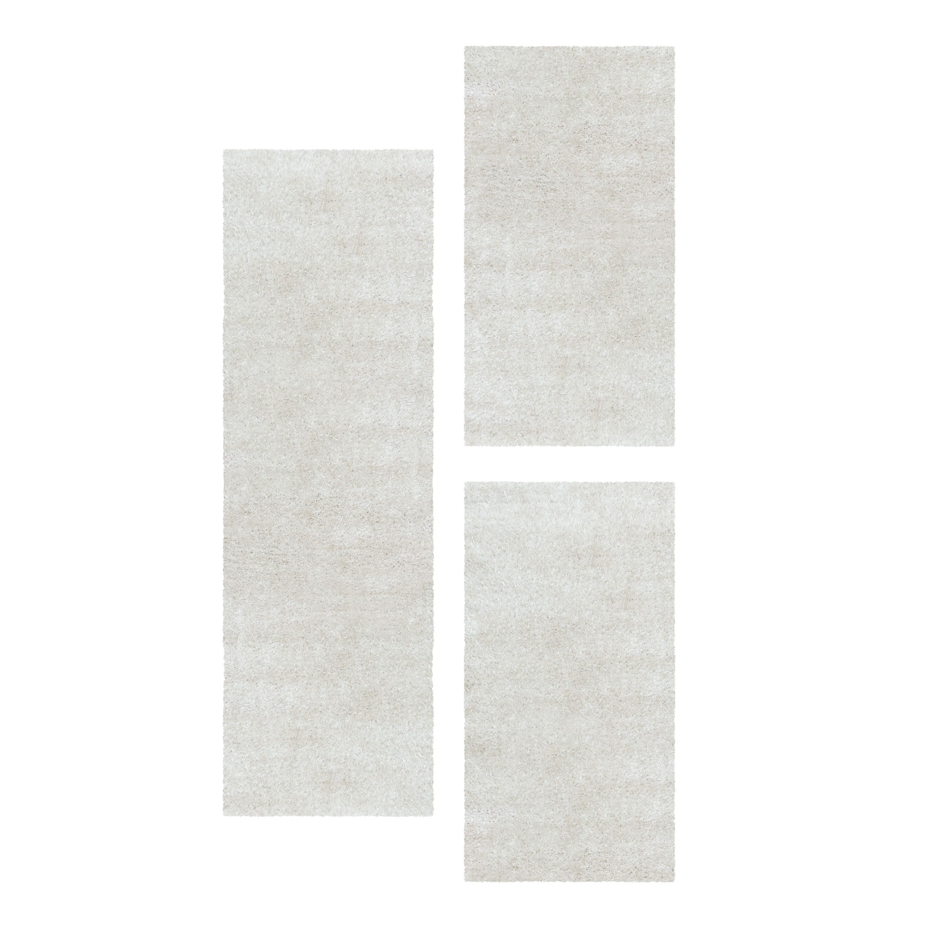 SIMPEX24 Hochflor-Bettumrandung Unicolor - Einfarbig, Höhe günstig online kaufen