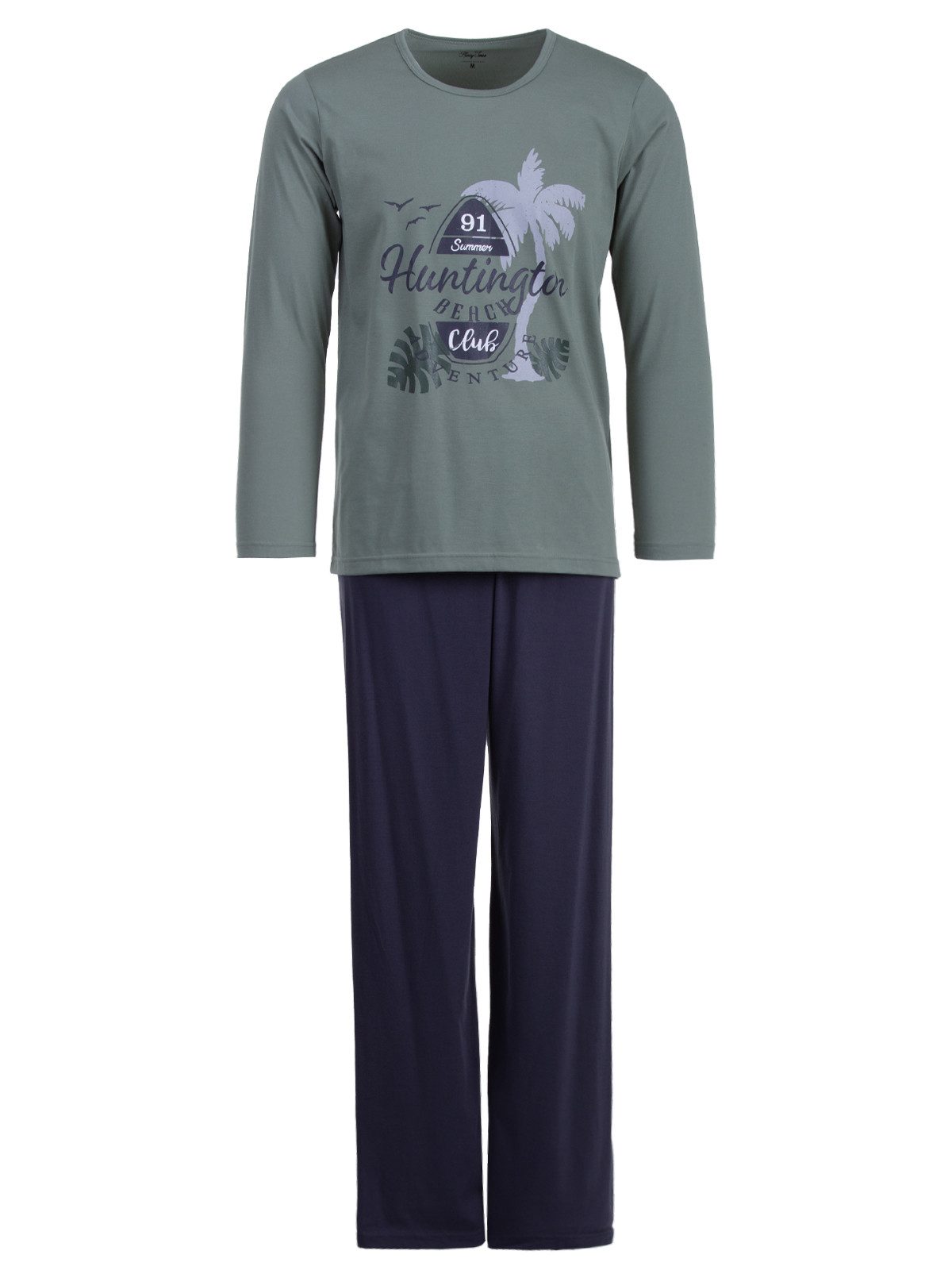 Henry Terre Schlafanzug Pyjama Set Langarm - Huntington Beach günstig online kaufen