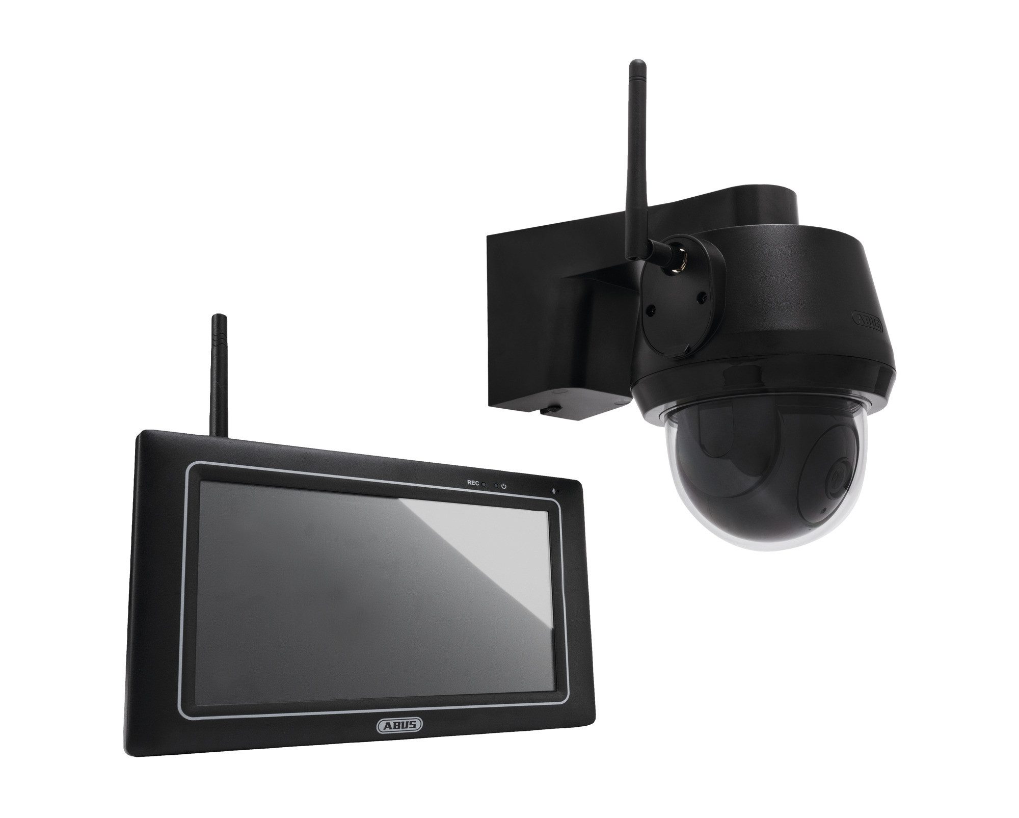 ABUS Überwachungskamera ABUS EasyLook BasicSet PPDF17000 Überwachungskamera +tragbarer Monitor