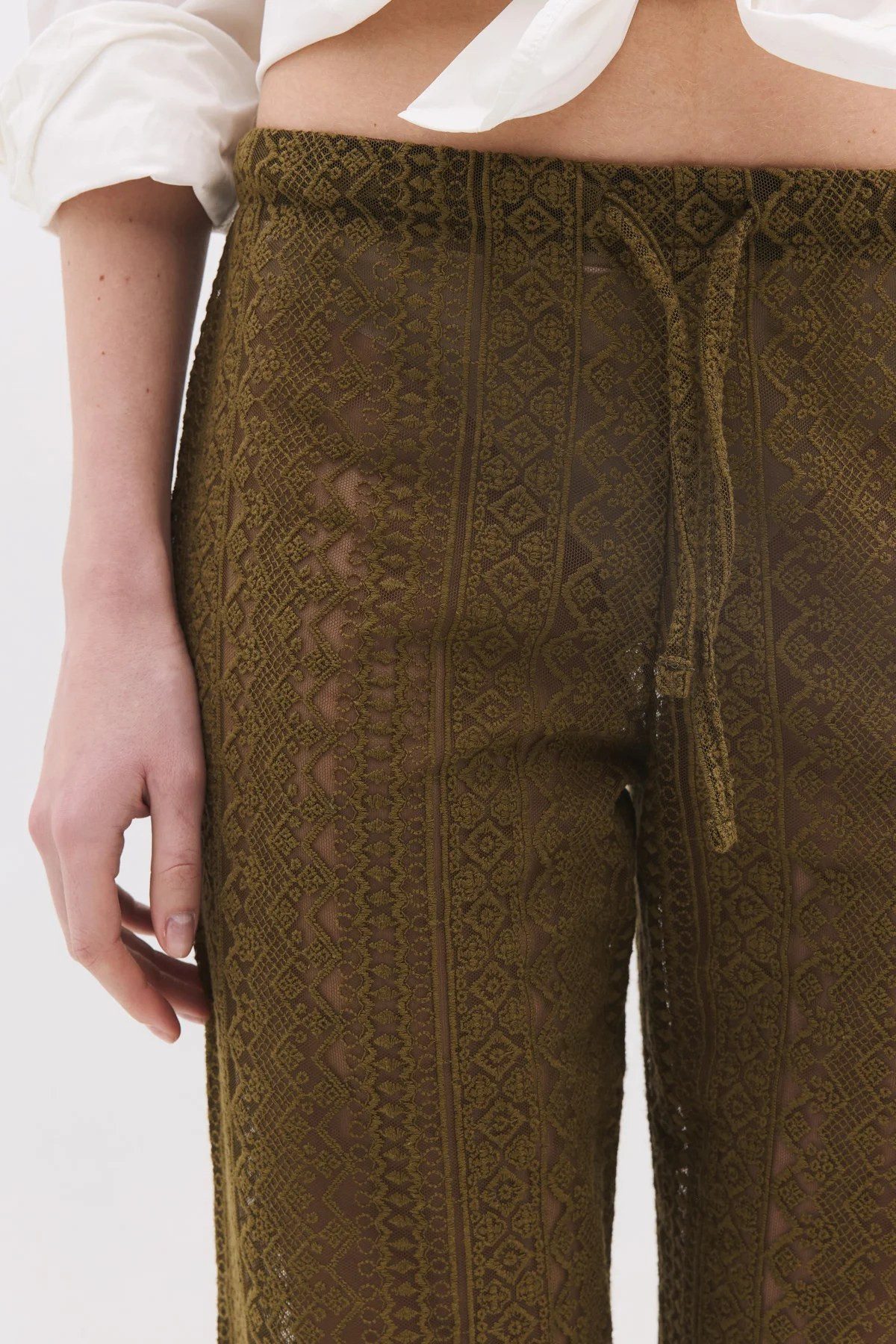 No Matter What Bequeme Jeans Strukturierte Hose mit geradem Schnitt