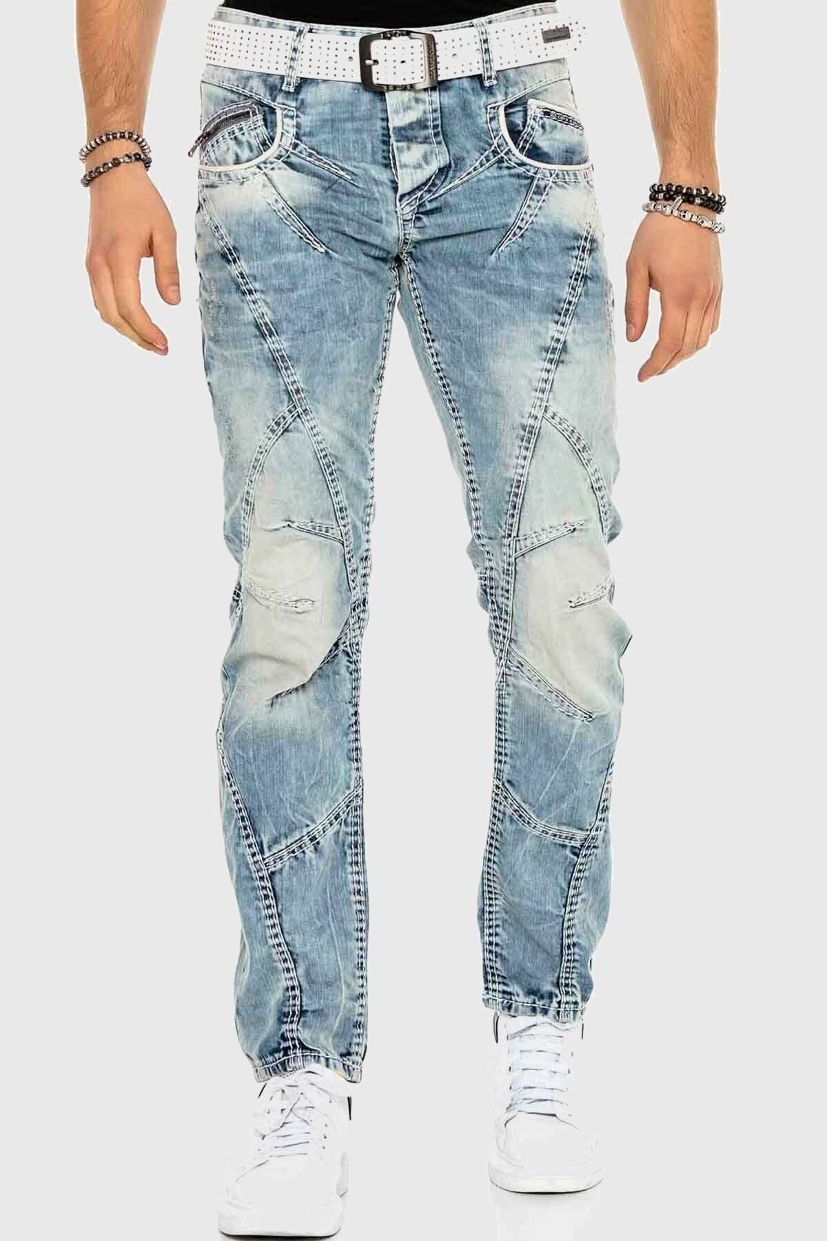 Cipo & Baxx Regular-fit-Jeans Jeans mit moderner Waschung günstig online kaufen
