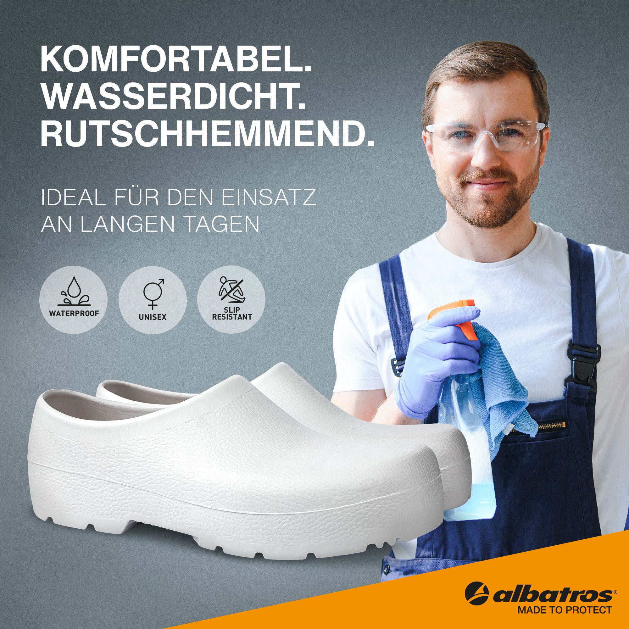 Albatros Gummistiefel Purcel ProfiALBATROS Clogs