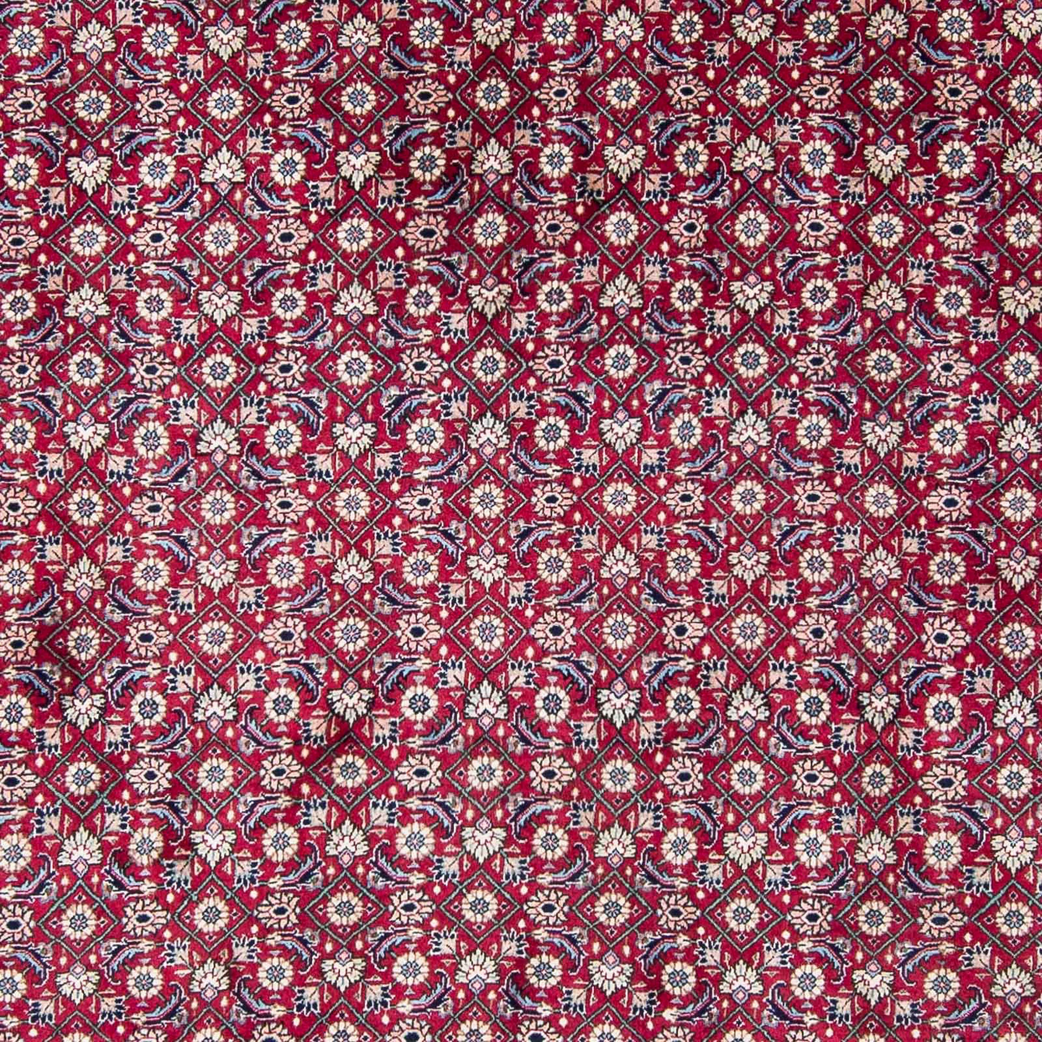 Orientteppich Perser - Nomadic - rechteckig, mit Handgeknüpft, 328 10 - x Einzelstück cm Zertifikat mm, Höhe: morgenland, rot, Wohnzimmer, 254