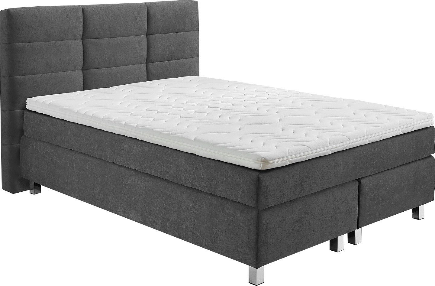 Westfalia Schlafkomfort Boxspringbett wahlweise mit Kaltschaum-Topper günstig online kaufen
