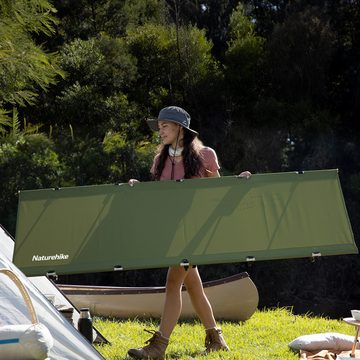 Naturehike Feldbett Ultraleichtes Tragbares Faltbares Campingbett 190x65x15cm Klappbett für Erwachsene, Belastbarkeit bis 150kg