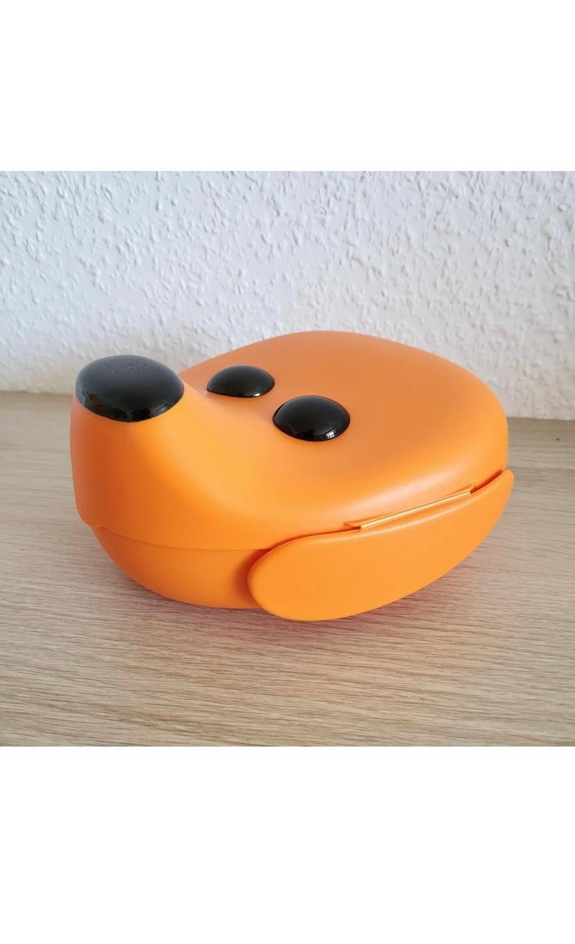 IKEA Lunchbox IKEA Lunchbox "SMASKA" Brotdose in Hundekopfform, orange