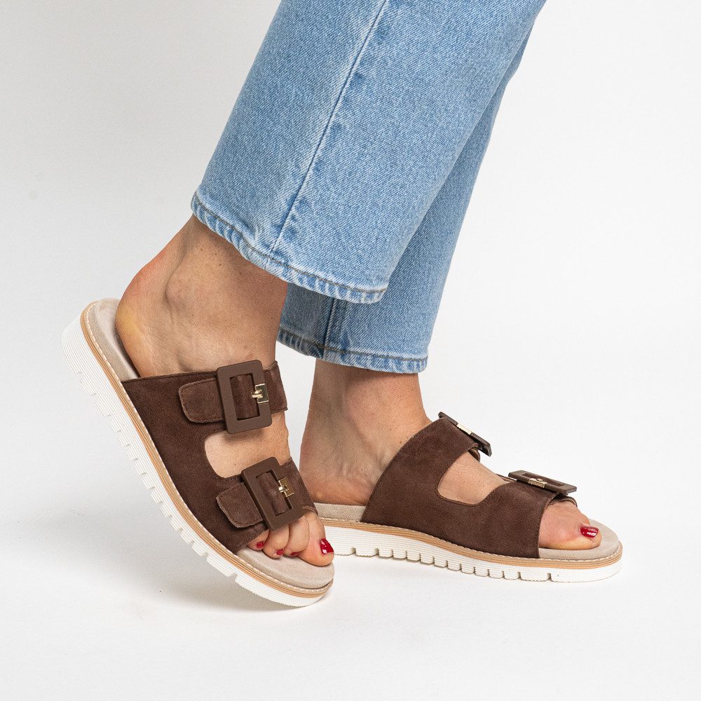 Ara KENT Pantolette Schlupfschuh, Hausschuh, Bequemschuh in Komfortweite G (weit)