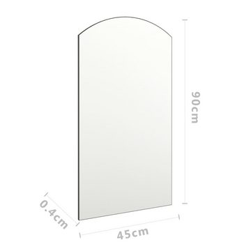 vidaXL Spiegel Wandspiegel Spiegel Dekoration Garderobenspiegel oval 90x45 cm Glas