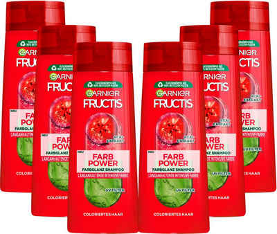 GARNIER Haarshampoo Garnier Fructis Farb Power Shampoo, Set, 6-tlg.