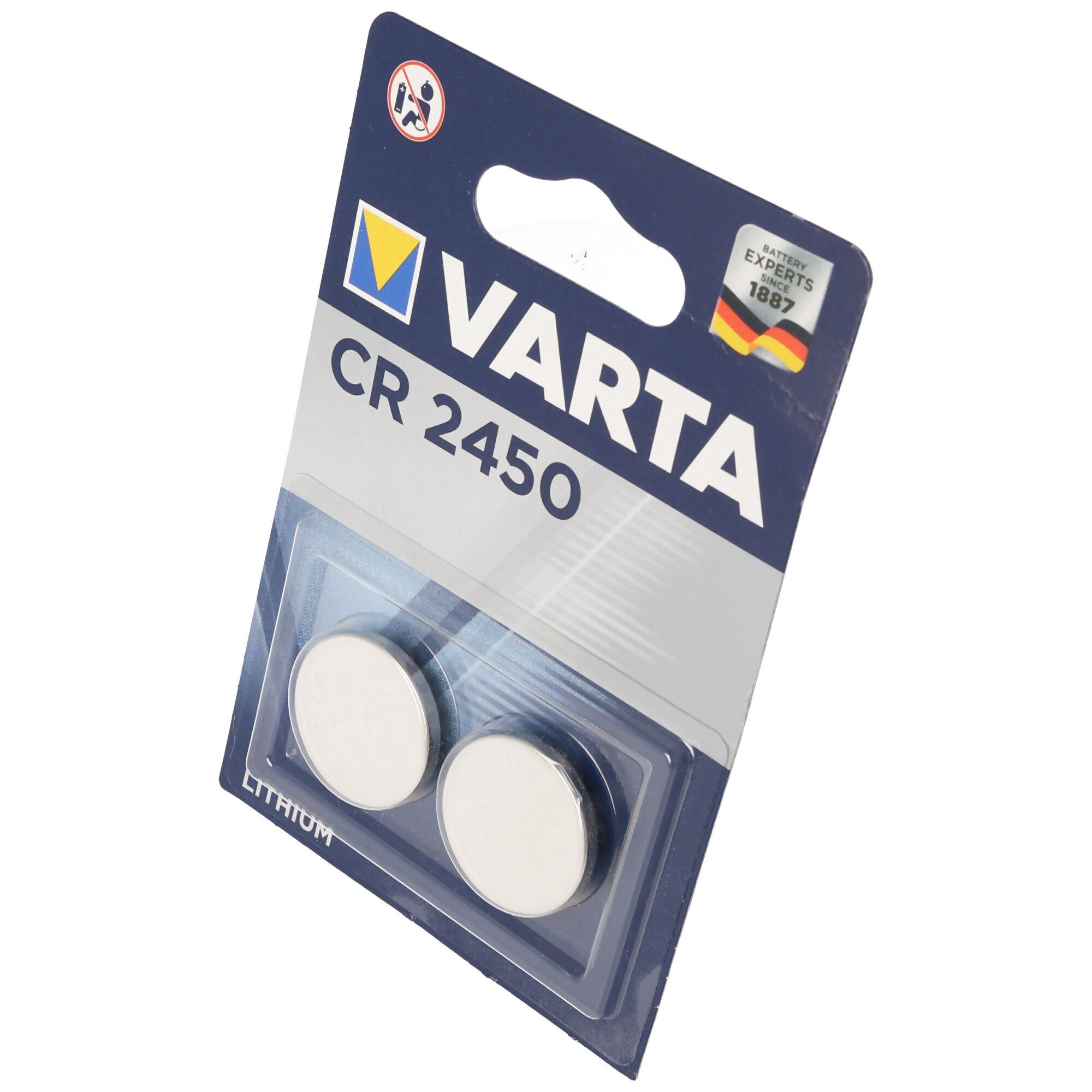 VARTA Varta Professional Electronics Lithium 2450 CR V) (3,0 Ve CR2450, Batterie, Blister 2er