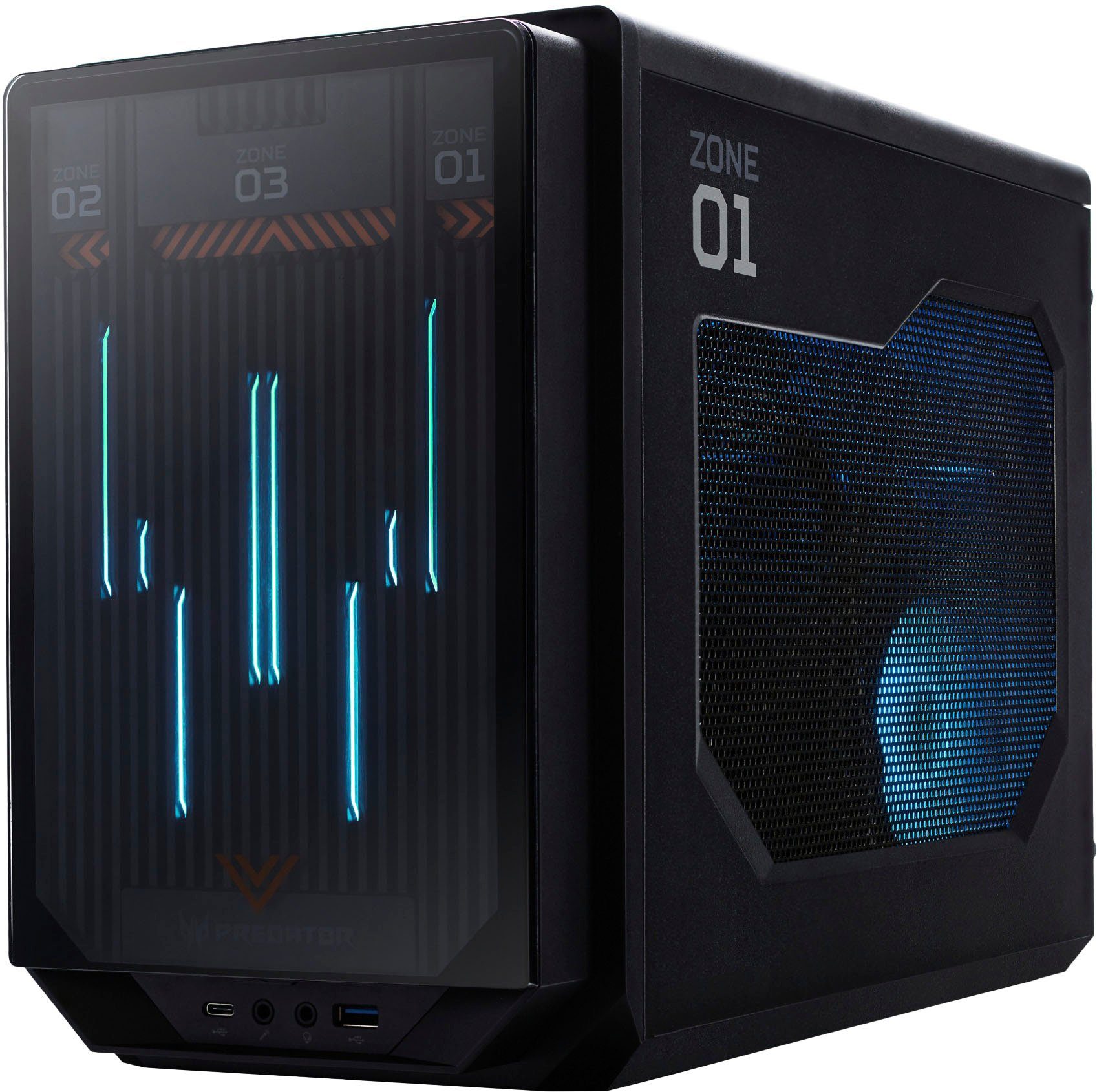 Acer Predator Orion X POX-650 Gaming-PC (Intel Core i7 13700, GeForce RTX 4070 Ti, 16 GB RAM, 1000 GB SSD, Luftkühlung)