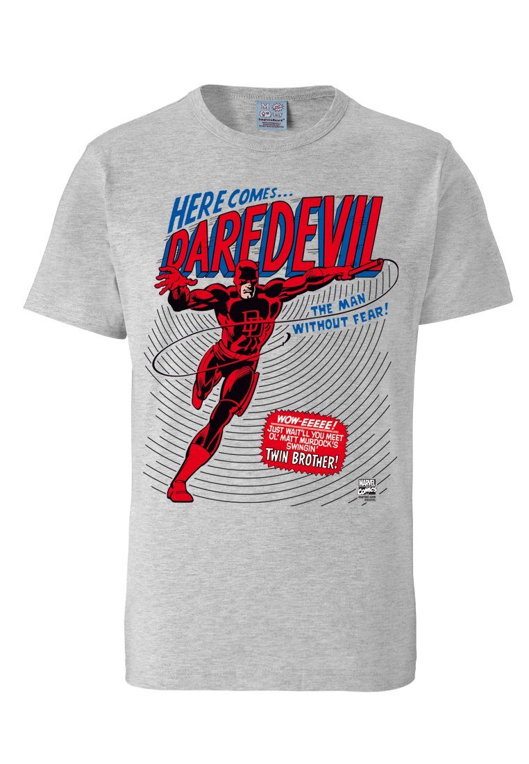 coolem mit LOGOSHIRT T-Shirt Frontdruck Daredevil