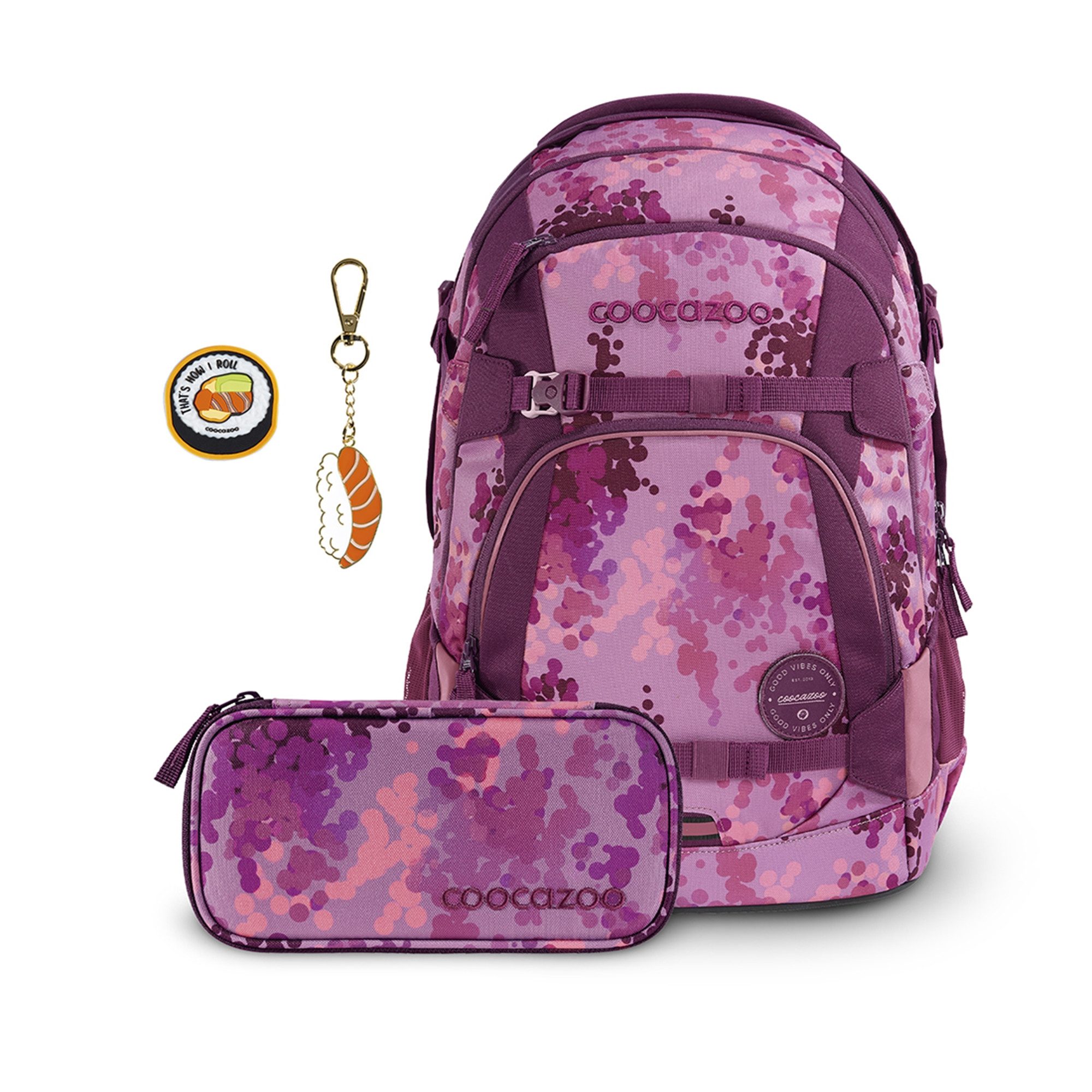 Choco Mocha Schulrucksack-Set Für Kinder – 4-teilig Mit Lunchbox, Federmäppchen & Trinkflasche, 43,2 Cm