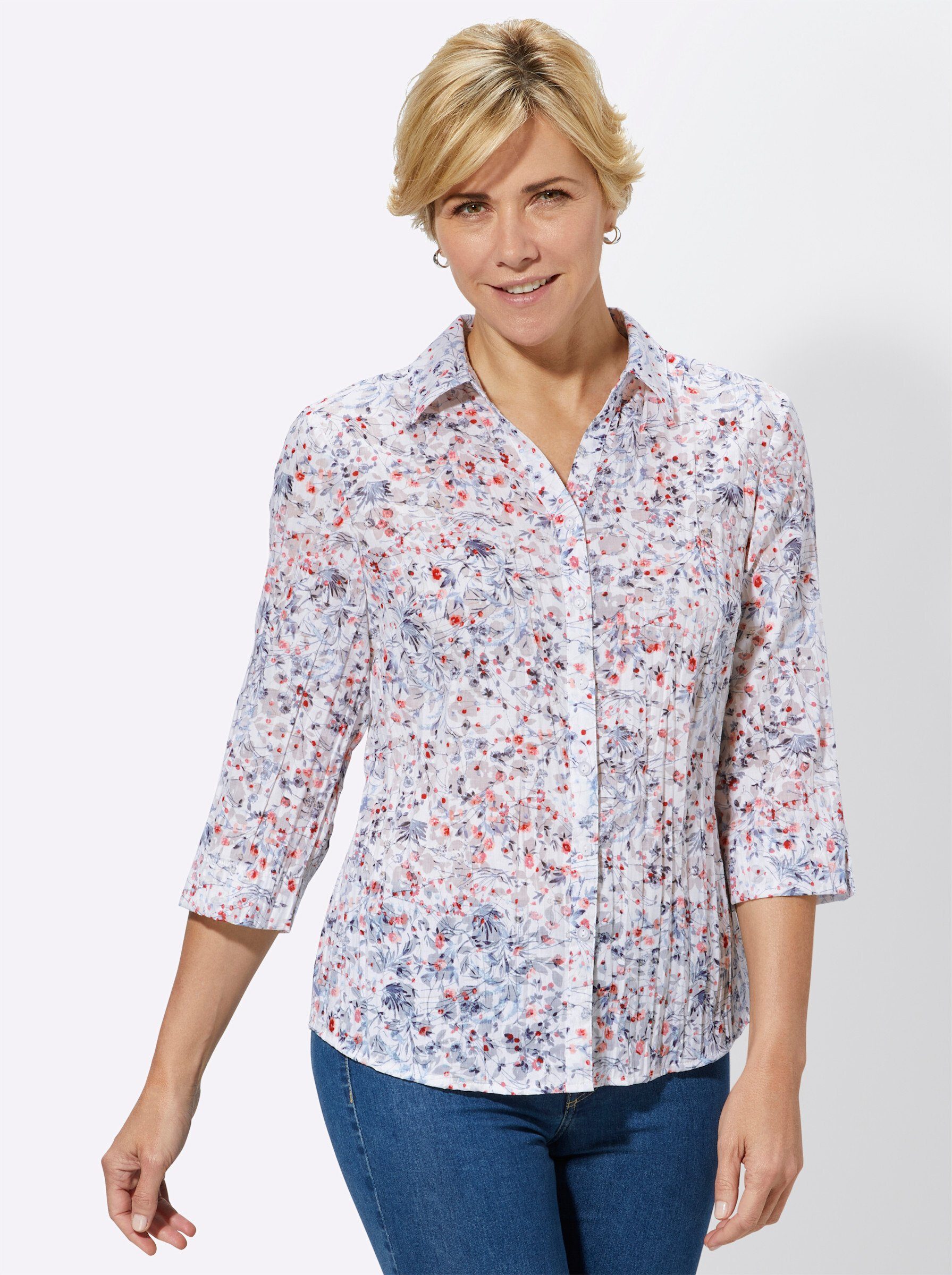 Witt Klassische Bluse Kurzarmbluse günstig online kaufen