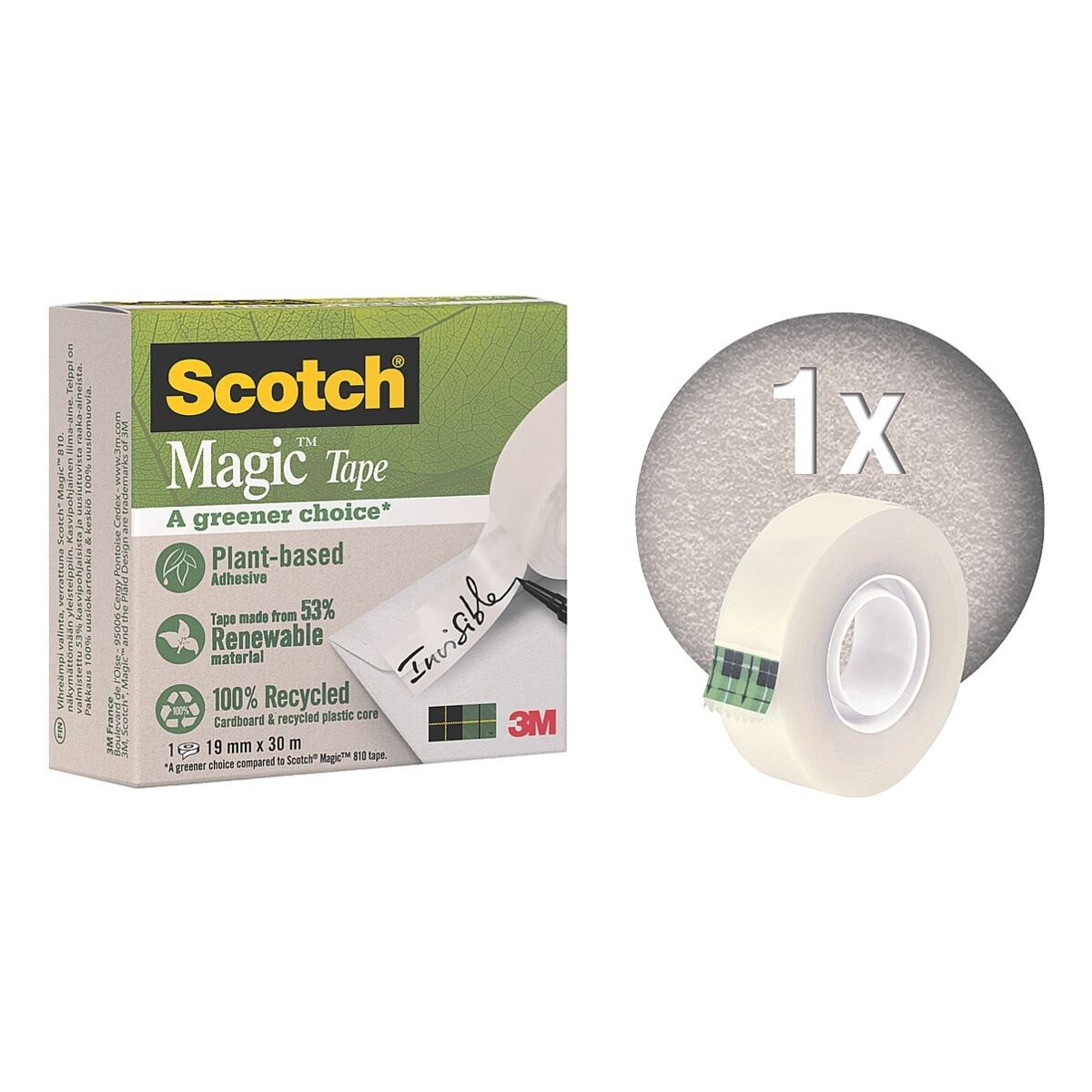 schattenfrei Magic Klebeband klebt und unsichtbar, (1-St) SCOTCH kopierbar beschriftbar Tape