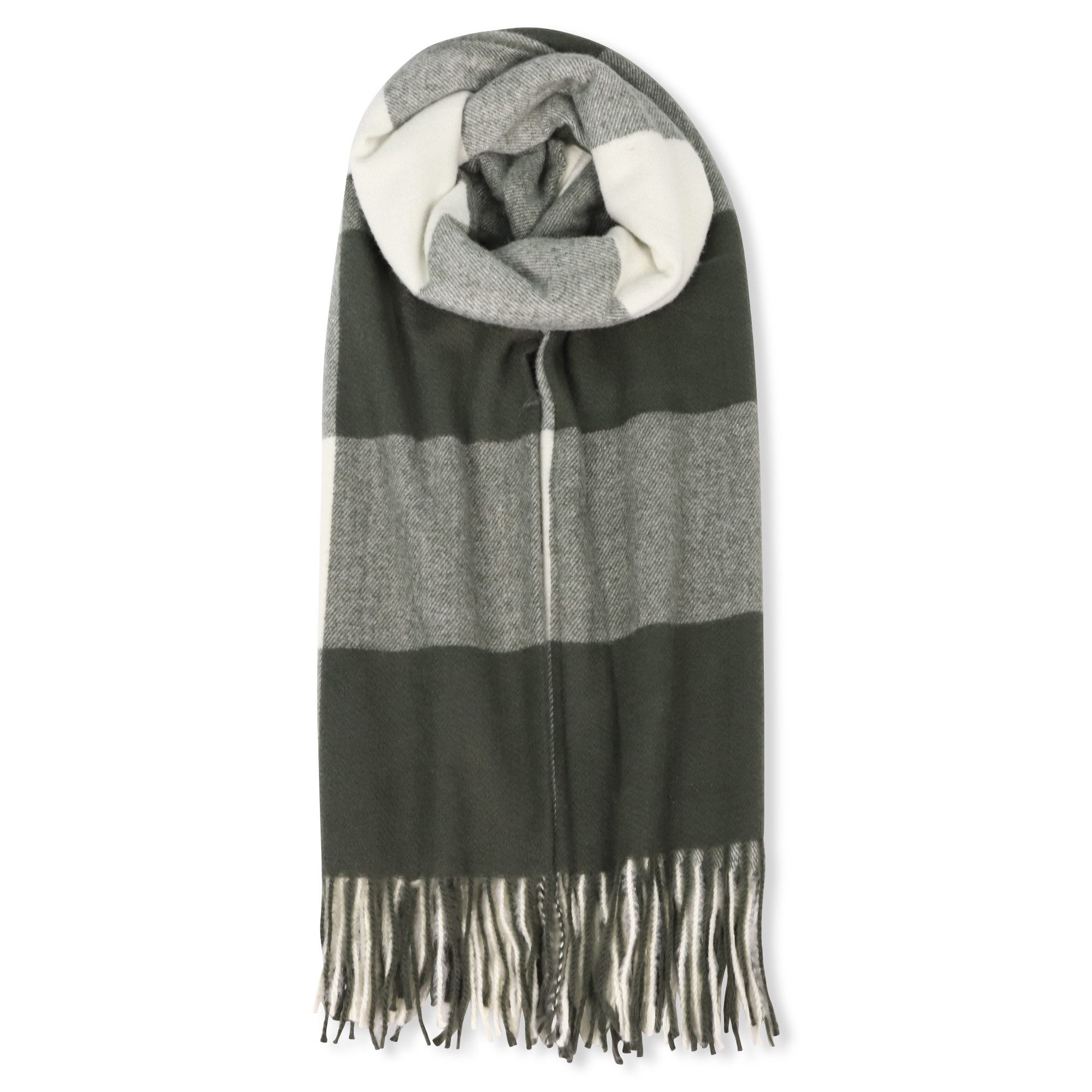 malito more than fashion Modeschal S602, langer karierter XXL Winterschal / Stola / Überwurf / Pashmina