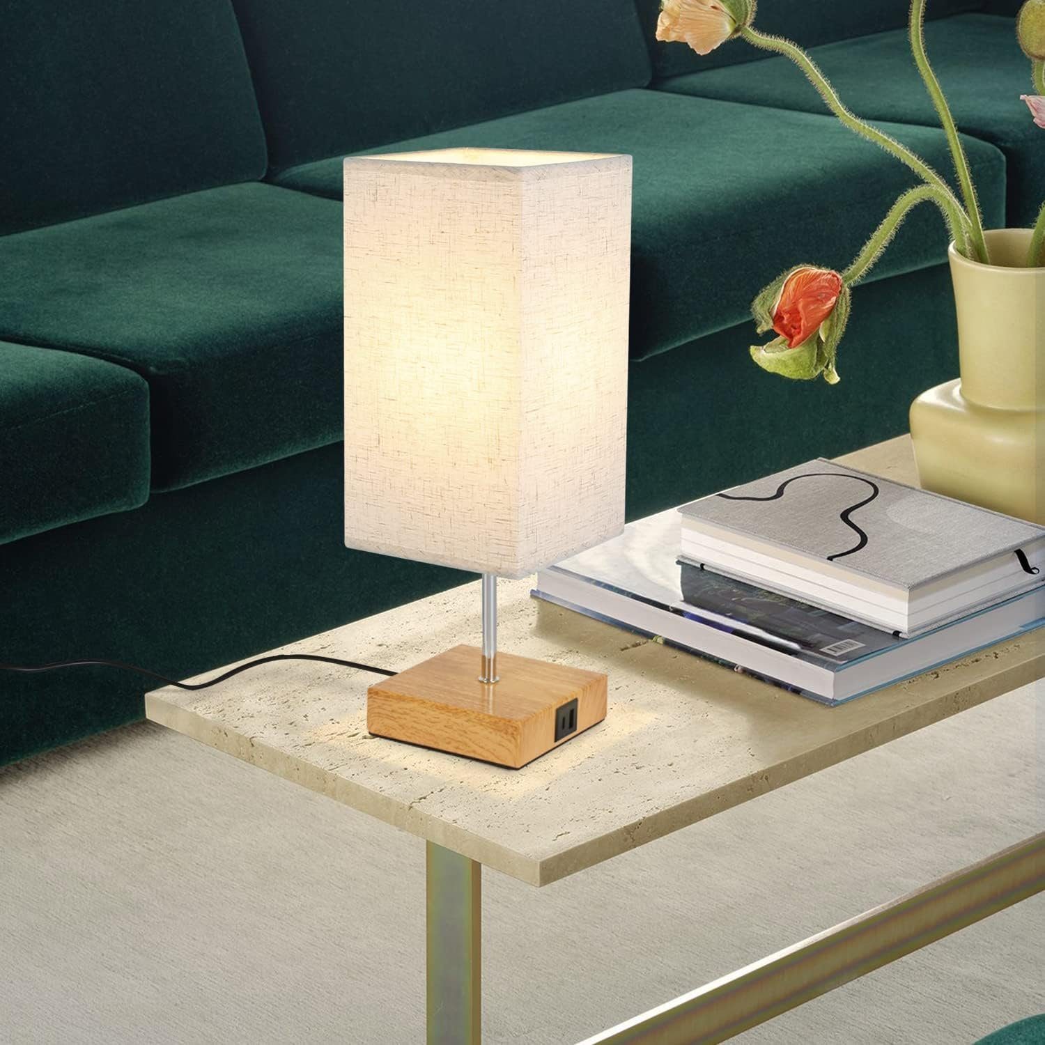 ZMH Tischleuchte Schlafzimmer Touch Nachttischlampe - Warmweiß Dimmbar