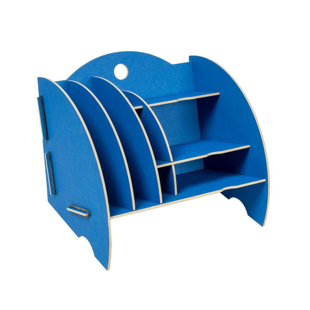 WERKHAUS® Aufbewahrungsbox Werkhaus Ablage Mini Organizer Briefablage Schreibtisch Himmelblau