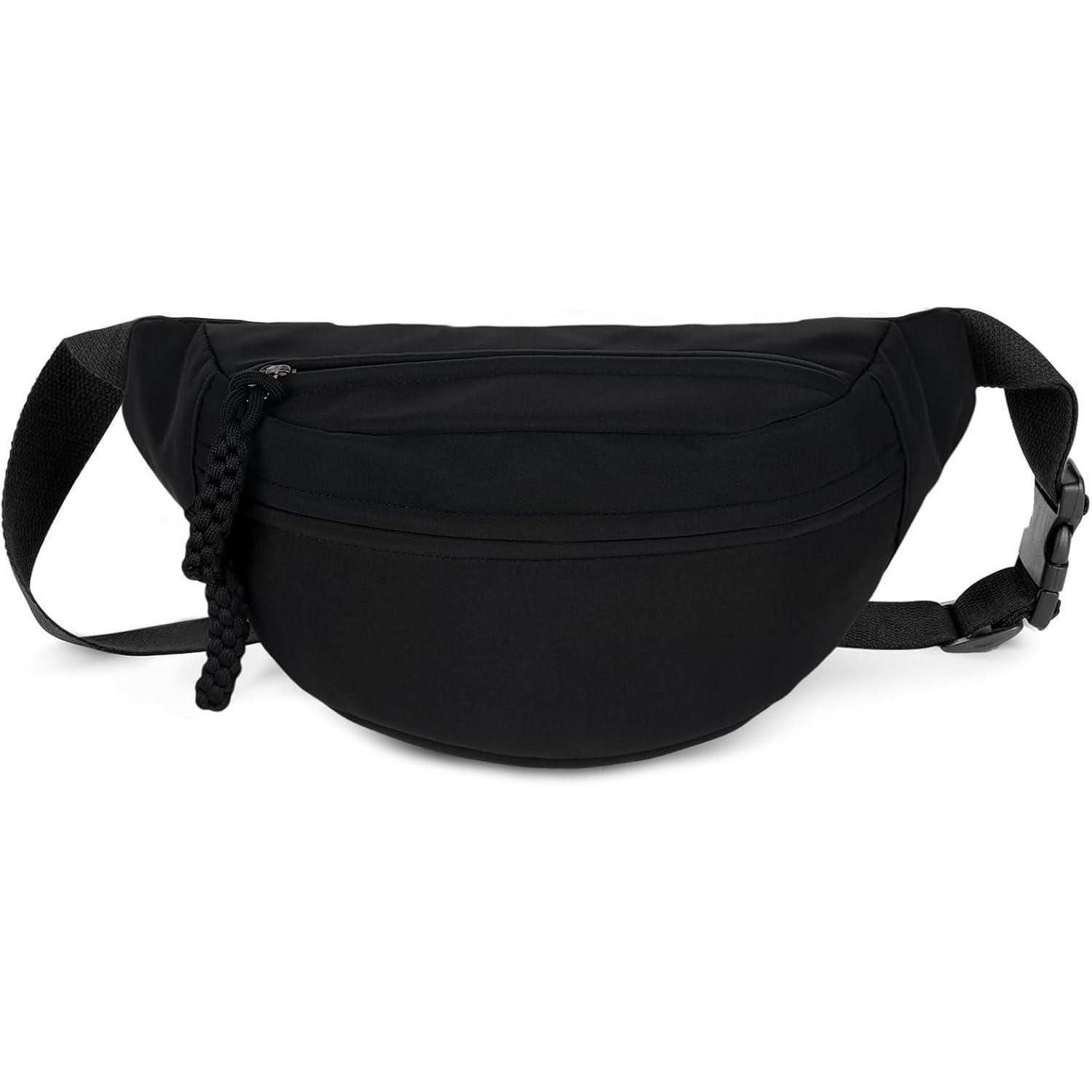 Gürteltasche Bauchtasche Nylon Gürteltasche Brusttasche Damen Reise #8 Schwarz-b