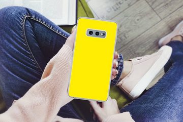 MuchoWow Handyhülle Gelb - Zitrone - Neon - Farben, Phone Case, Handyhülle Samsung Galaxy S10e, Silikon, Schutzhülle