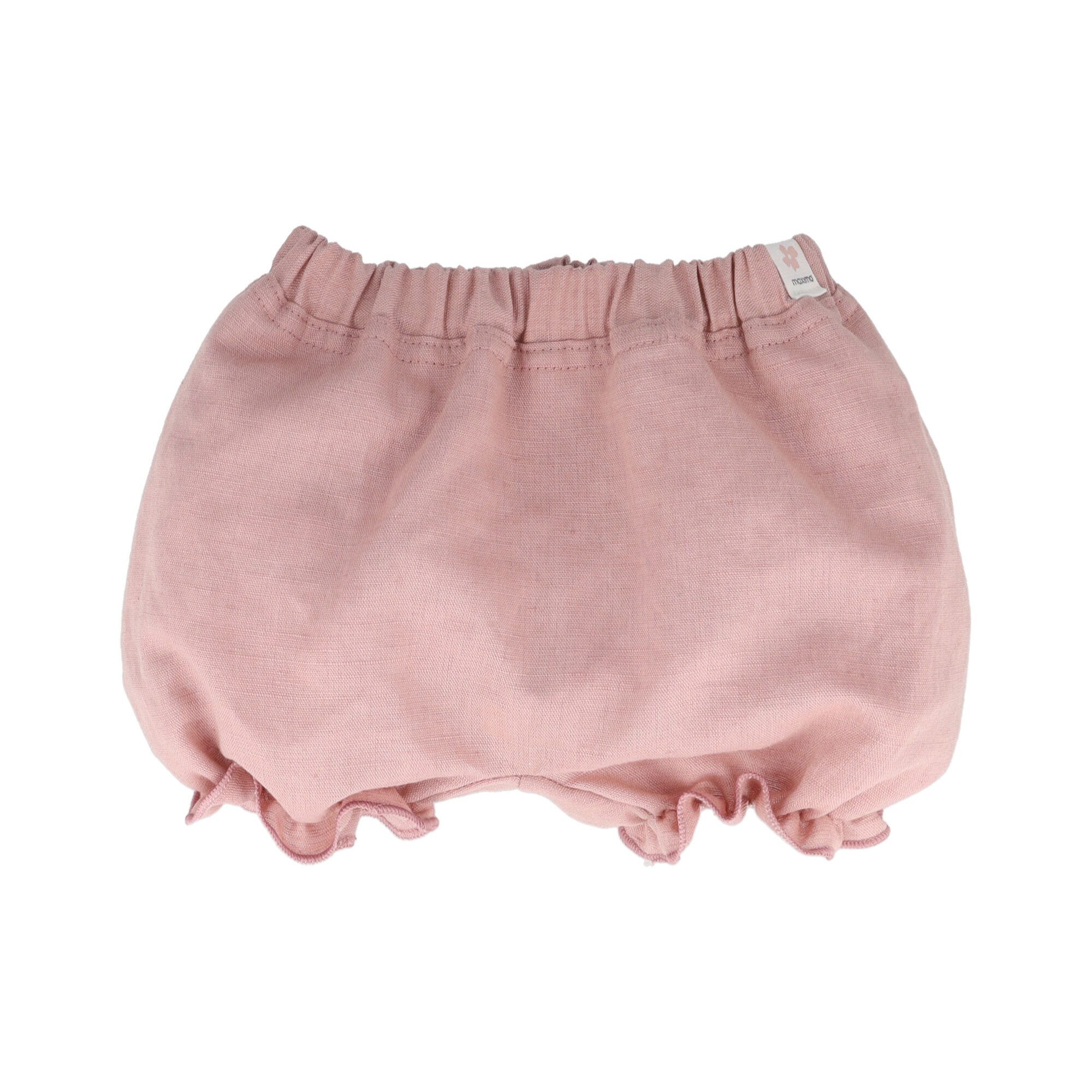 MAXIMO Stoffhose GOTS BABY GIRL-Pumphose Leinenoptik (1-tlg)