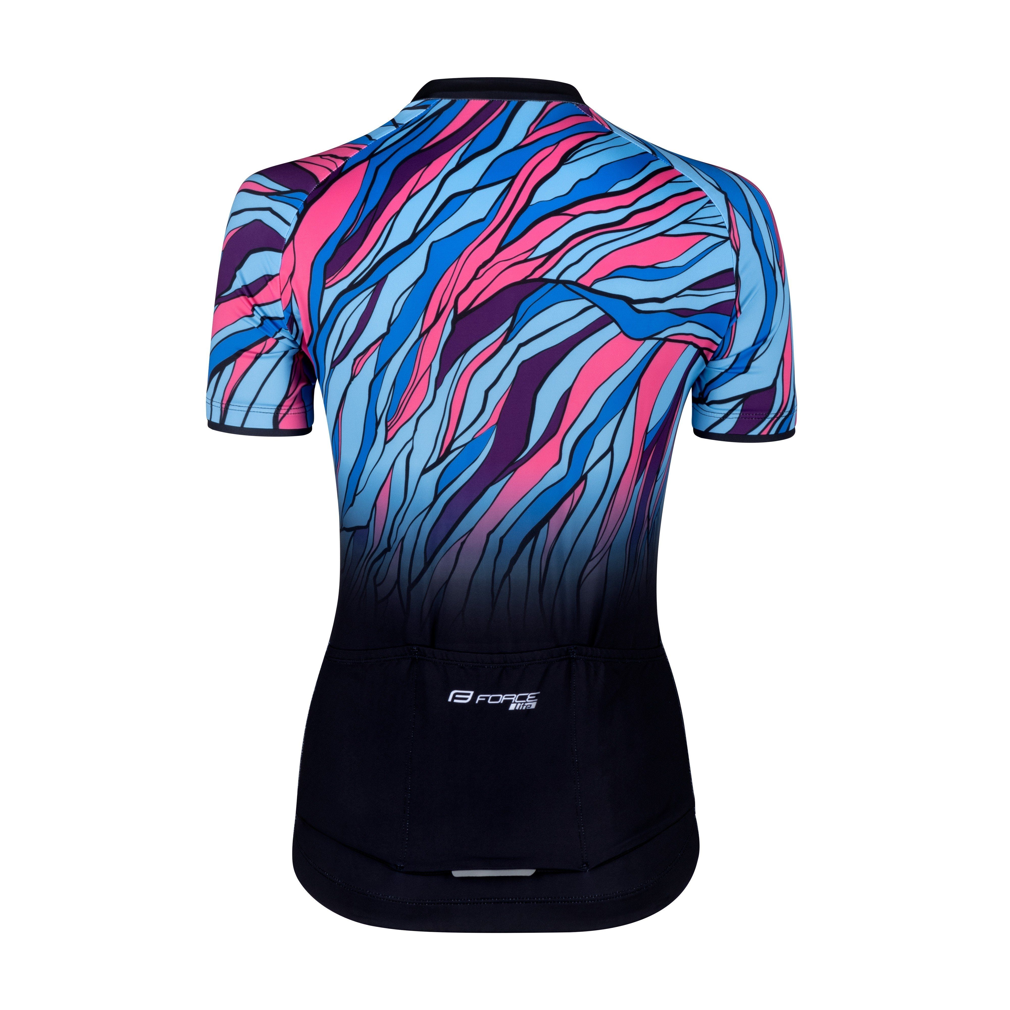 FORCE Radtrikot Force Jersey LIFE kurzarm, Damen, Blau *
