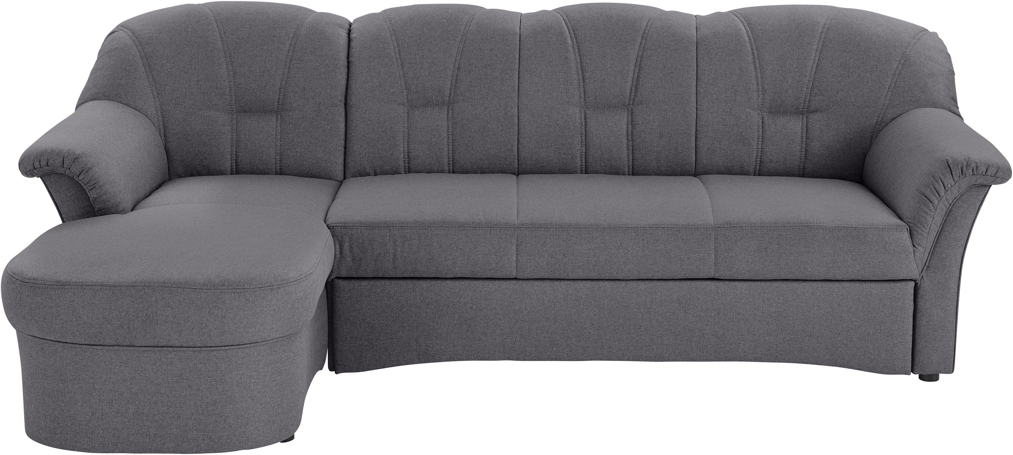 DOMO collection Ecksofa Papenburg, zeitlose Rückensteppung, günstig online kaufen