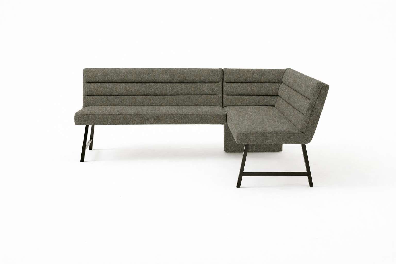 OTTO home Eckbank Oregon Küchenbank, Polsterbank, Esszimmerbank, 177x140 cm, Moderne Bank und Farben, Sitzplatzanzahl: 4/5, Frei in Raum stellbar