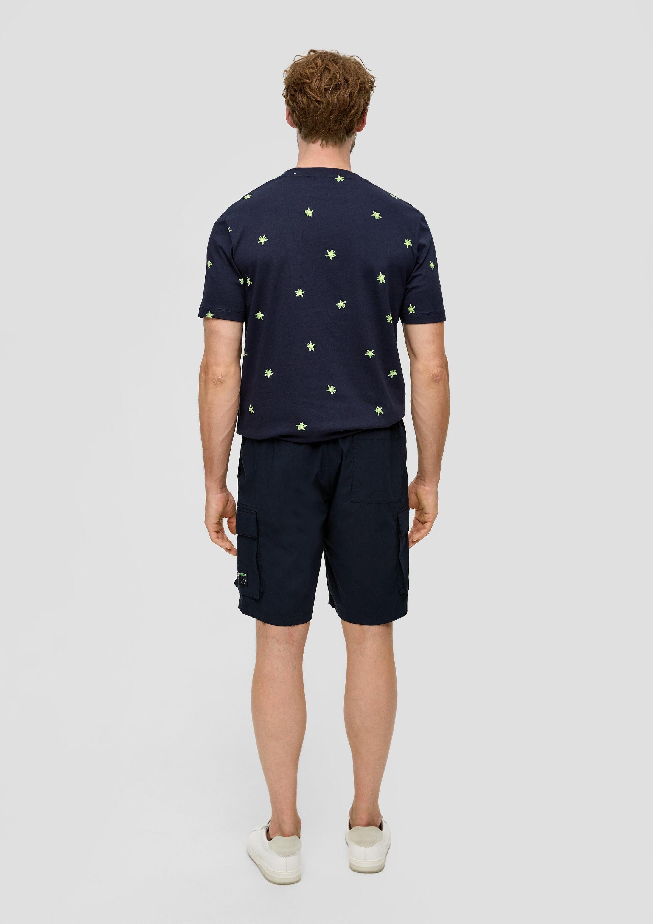 s.Oliver Shorts Bermuda DETROIT Bermuda aus Baumwollstretch mit Cargo-Taschen