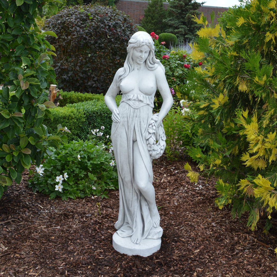 gartendekoparadies.de Gartenfigur Statue Einer erotischen Frau, H. 150 cm, 135 kg, Frostsicher