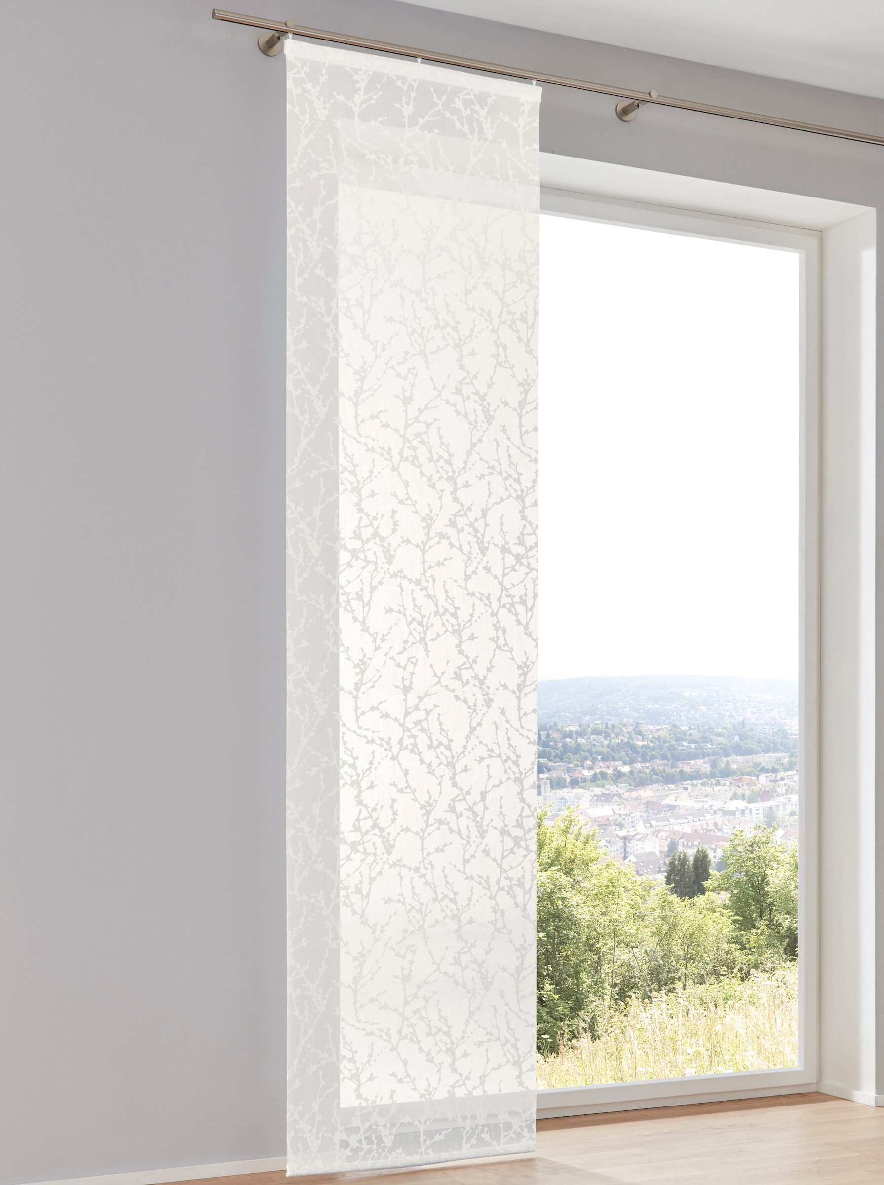 heine Gardine Schiebevorhang . (1 St), Klettband, halbtransparent, Schiebev günstig online kaufen