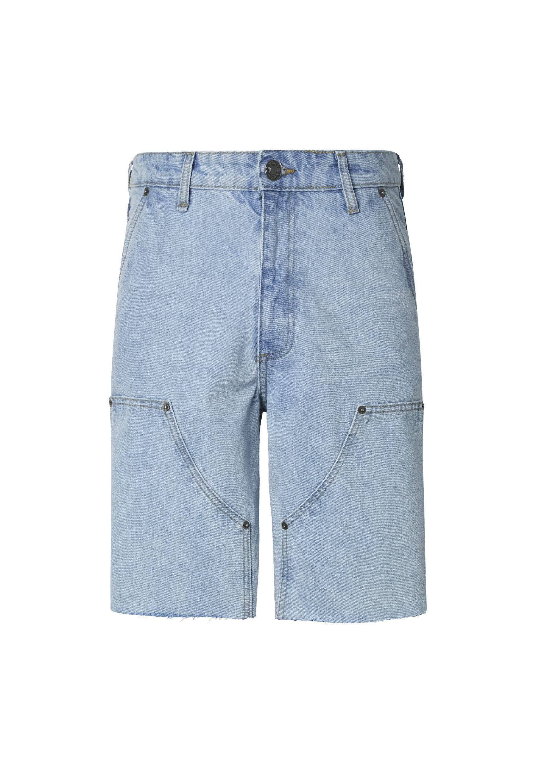 URBAN CLASSICS Shorts Urban Classics Open Edge Two Knee Denim Shorts (1-tlg)