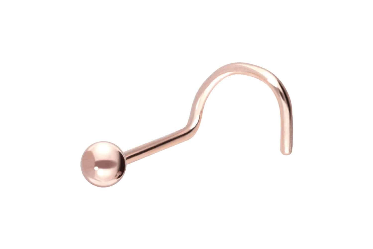 PIERCINGLINE Nasenpiercing 14/18 Karat Gold Nasenstecker günstig online kaufen